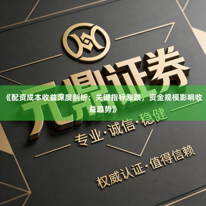 《配资成本收益深度剖析：关键指标涨跌，资金规模影响收益趋势》