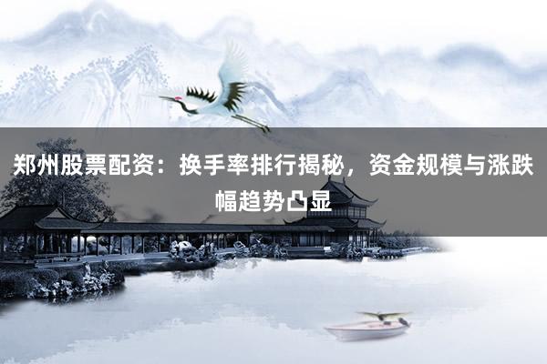 郑州股票配资：换手率排行揭秘，资金规模与涨跌幅趋势凸显